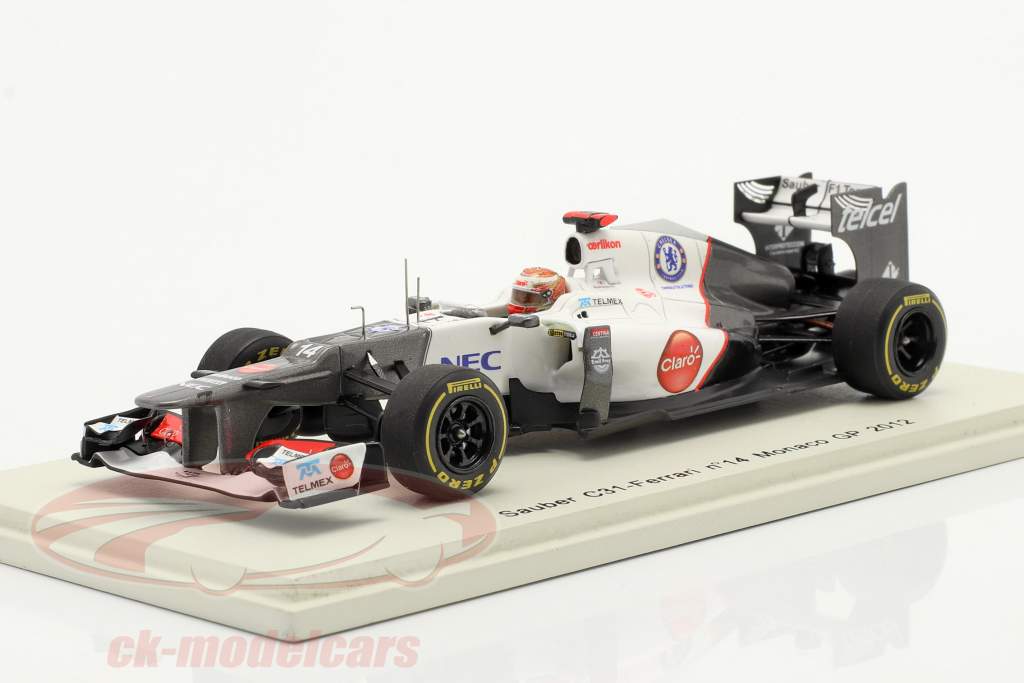 K. Kobayashi Sauber C31 #14 Monaco GP formula 1 2012 1:43 Spark