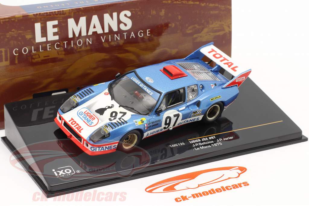 Ligier Maserati JS2 #97 Beltoise, Jarier 24h LeMans 1975 1:43 Ixo