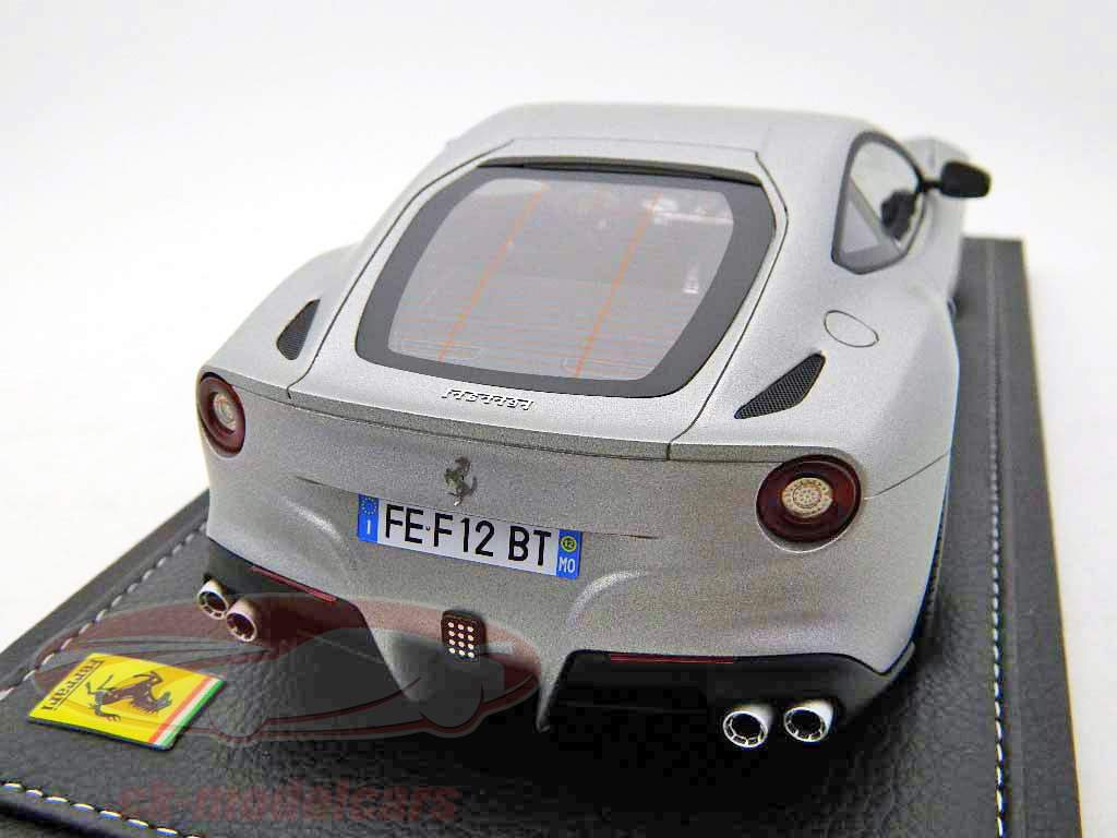 Ferrari F12 Berlinetta Bj. 2012 matt alluminium grau 1:18 BBR