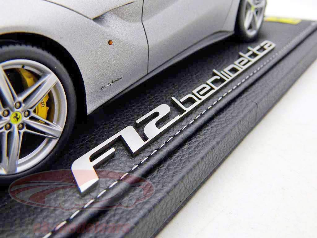 Ferrari F12 Berlinetta Bj. 2012 matt alluminium grau 1:18 BBR