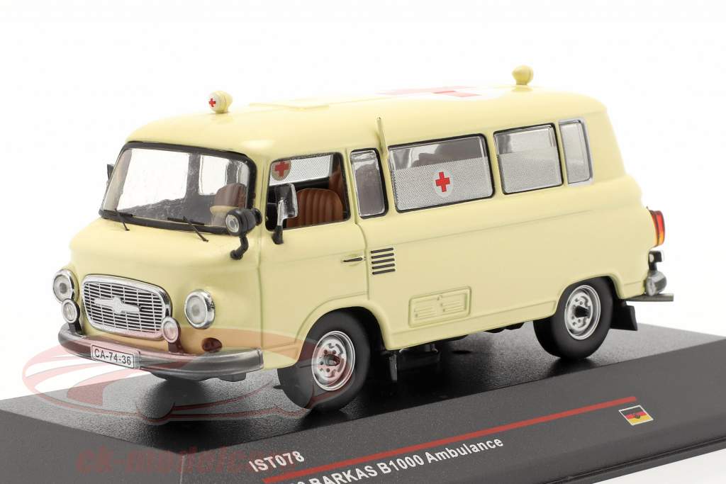 Barkas B1000 ambulanza anno 1963 1:43 IST-Models