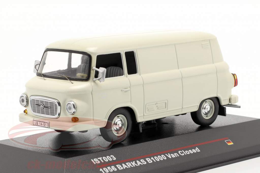 Barkas B1000 Van 年 1956 光 灰色的 1:43 IST-Models