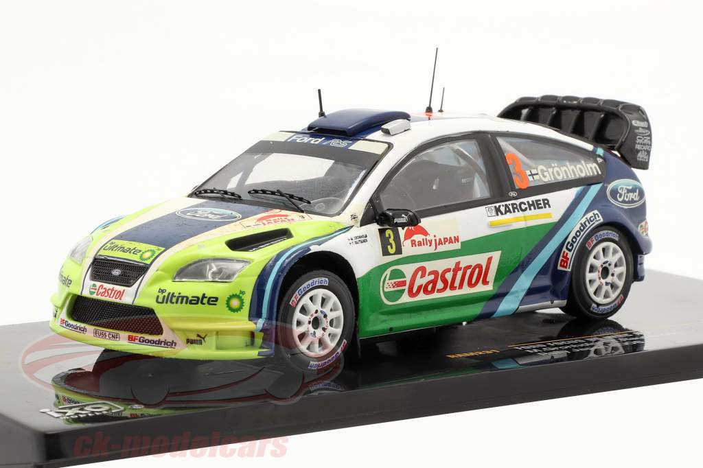Ford Focus RS WRC #3 samle Japan 2006 Gronholm, Rautiainen 1:43 Ixo