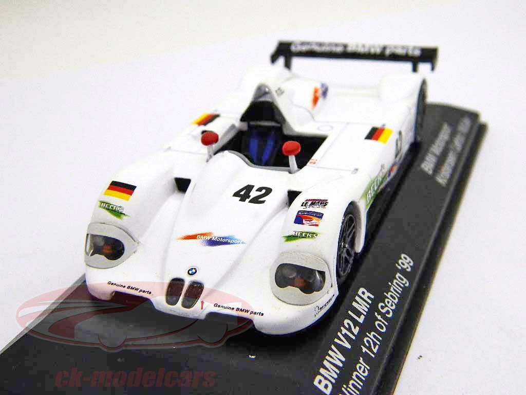 BMW V12 LMR #42 Winner 12h Sebring 1999 Kristensen, Lehto, Müller 1:43 Minichamps