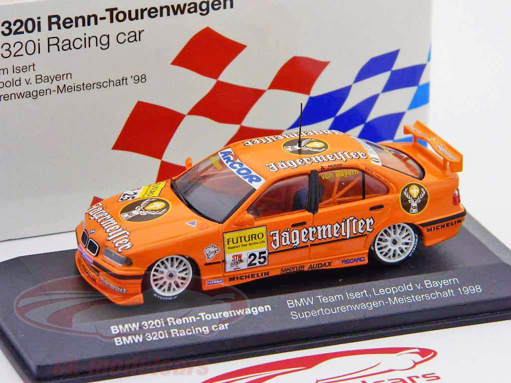 BMW 320i #25 Prince Léopold de Bavière Jägermeister Isert STW Coupe Minichamps 1998 1:43