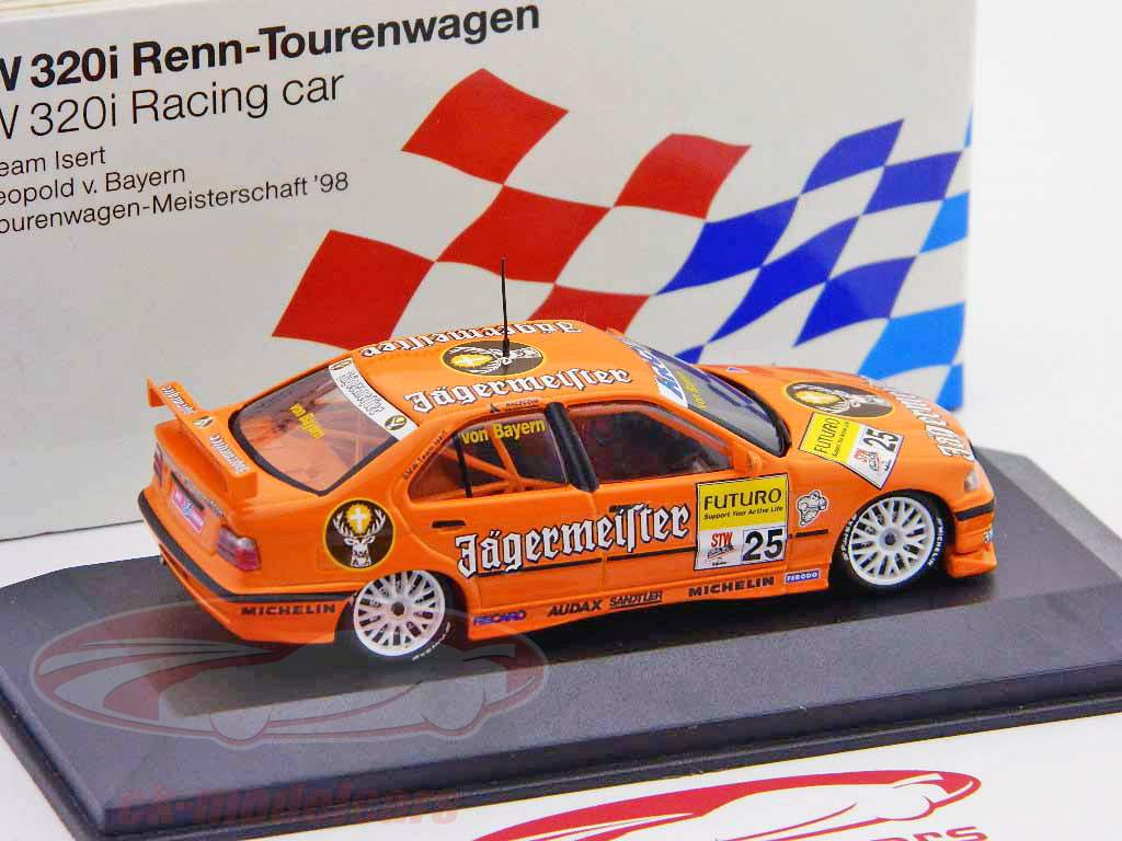 BMW 320i #25 Prince Léopold de Bavière Jägermeister Isert STW Coupe Minichamps 1998 1:43