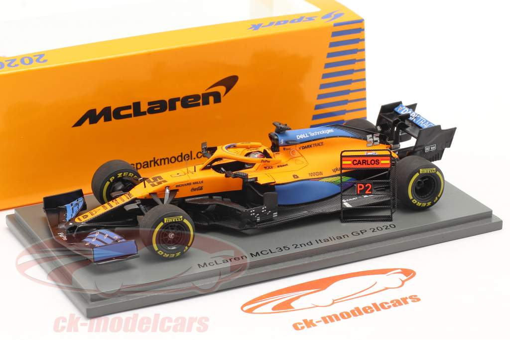 Carlos Sainz McLaren MCL35 #55 2e Italiaans GP formule 1 2020 1:43 Spark