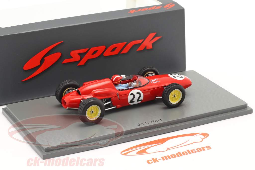 Jo Siffert Lotus 21 #22 Belge GP formule 1 1961 1:43 Spark