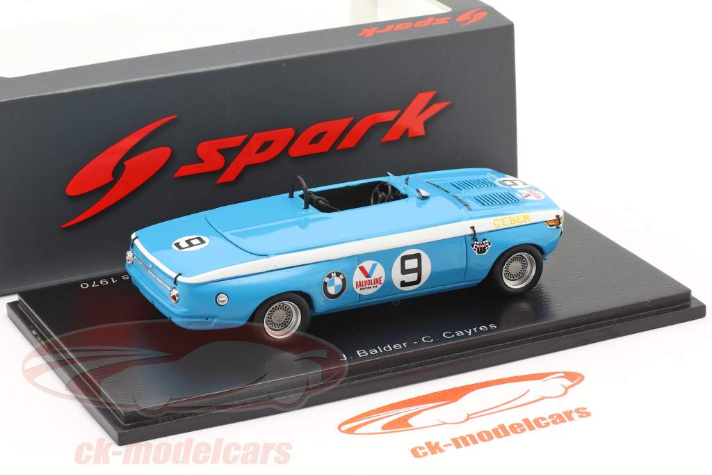 BMW 2002 Escquife Voador #9 gagnant 1500km Interlagos 1970 1:43 Spark
