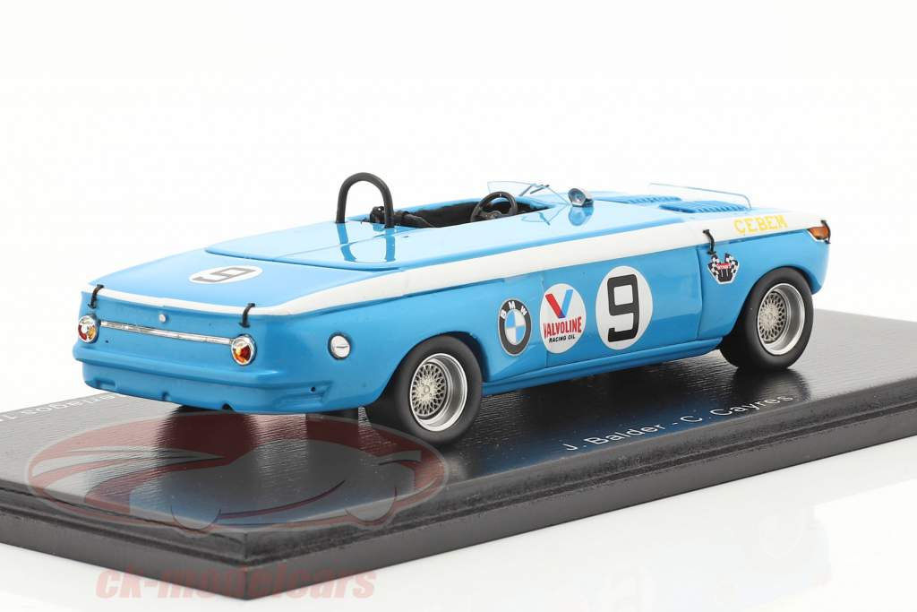 BMW 2002 Escquife Voador #9 vinder 1500km Interlagos 1970 1:43 Spark
