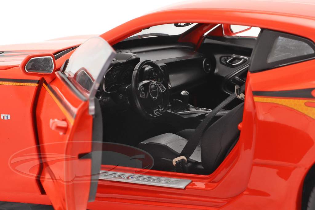 Chevrolet Nickey Super Camaro Anno di costruzione 2016 hugger arancia 1:18 AutoWorld