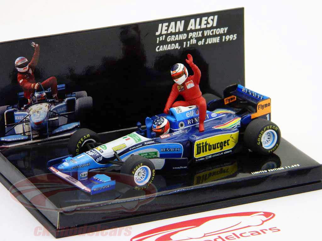 ミニカー M.champs 1/43 BenettonRenault B197 Alesi Minichamps 1:43 M. Schumacher Benetton B195 GP du Canada de
