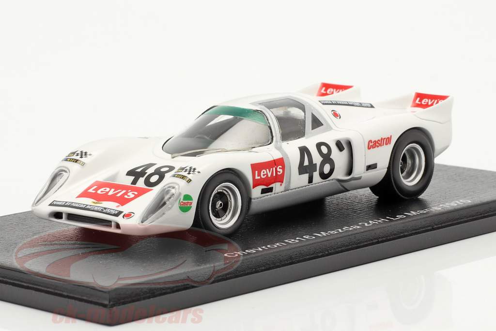 Chevron B16 #48 24h LeMans 1970 Vernaeve, Deprez 1:43 Spark