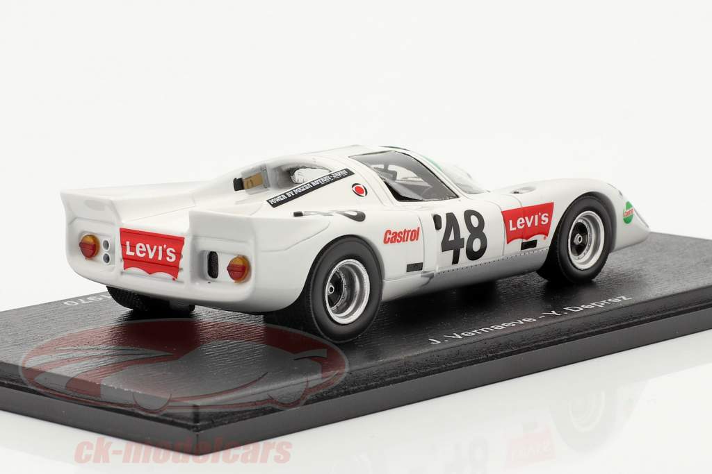 Chevron B16 #48 24h LeMans 1970 Vernaeve, Deprez 1:43 Spark
