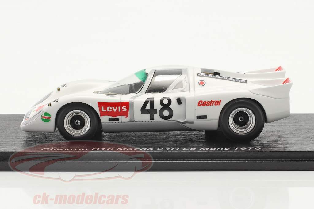Chevron B16 #48 24h LeMans 1970 Vernaeve, Deprez 1:43 Spark