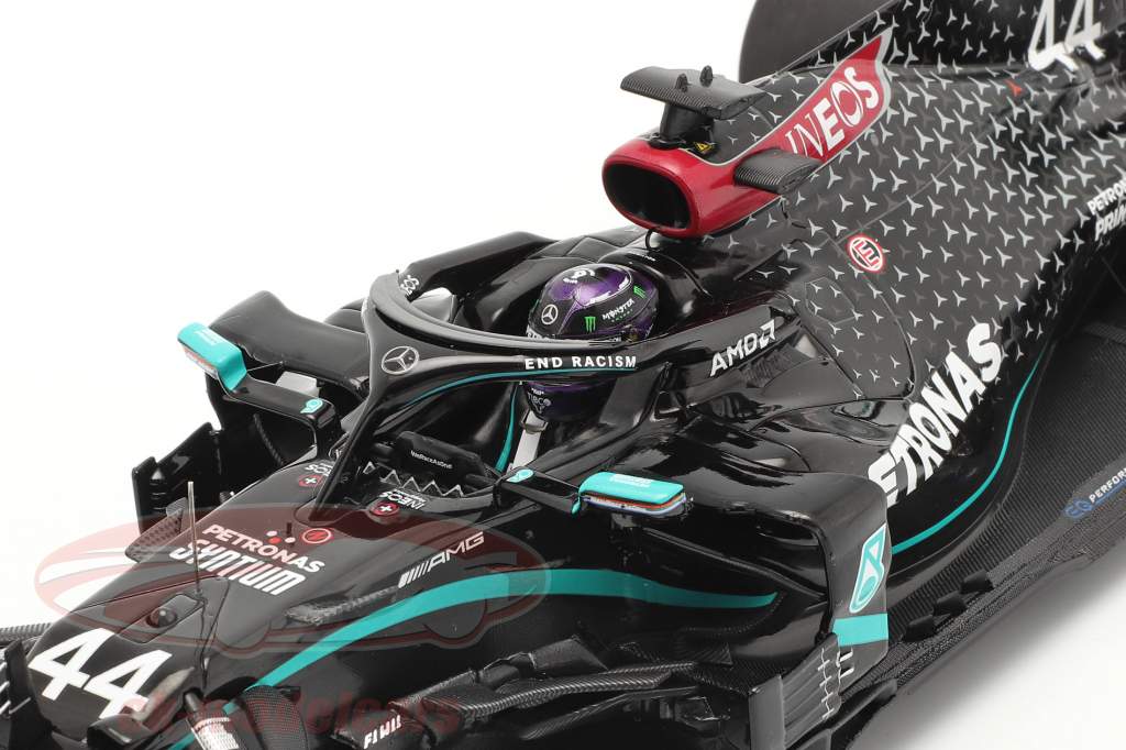L. Hamilton Mercedes-AMG F1 W11 #44 vincitore Britannico GP F1 Campione del mondo 2020 1:18 Spark