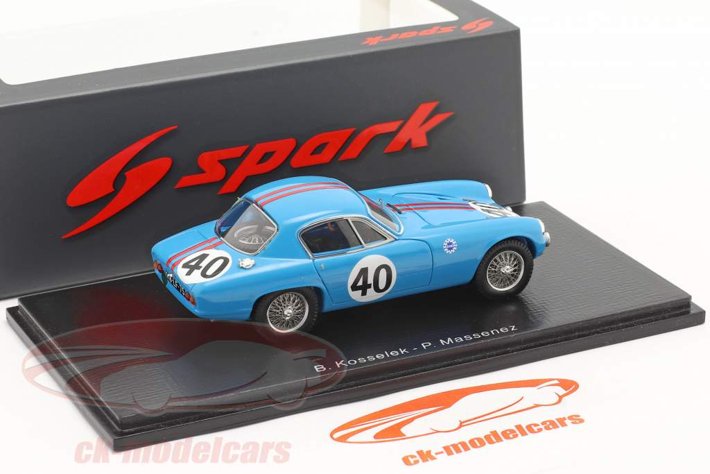 Lotus Elite Mk14 #40 24h LeMans 1961 Kosselek, Messenez 1:43 Spark