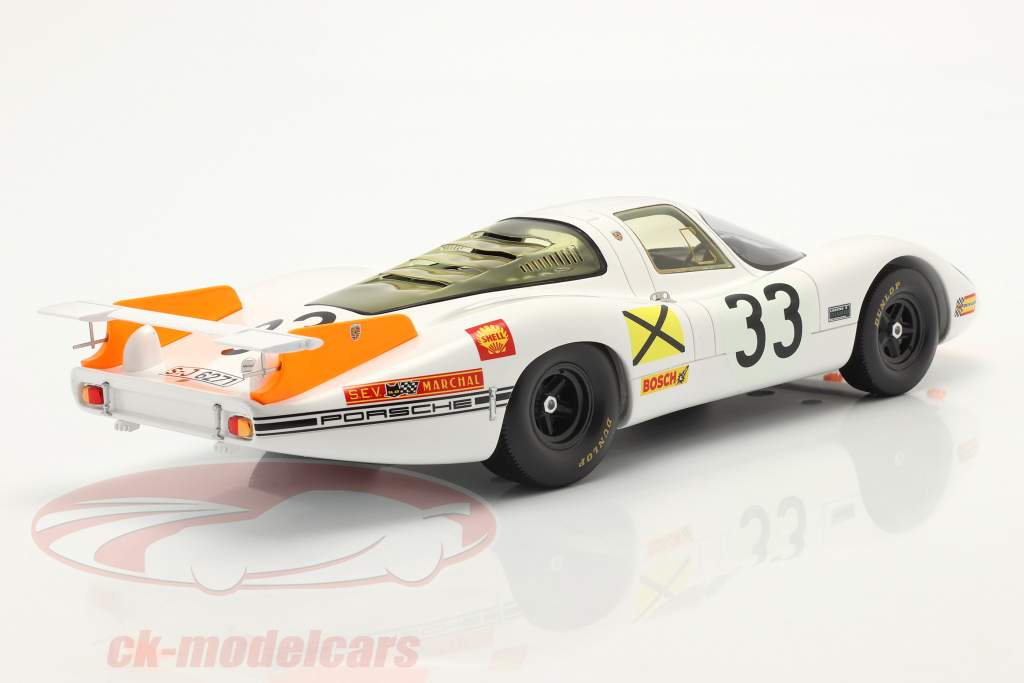Porsche 908 Coupe #33 Tercero 24h LeMans 1968 Stommelen, Neerpasch 1:18 Spark