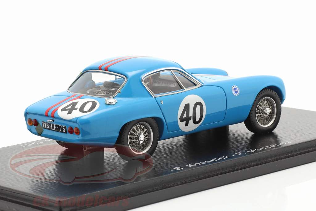 Lotus Elite Mk14 #40 24h LeMans 1961 Kosselek, Messenez 1:43 Spark