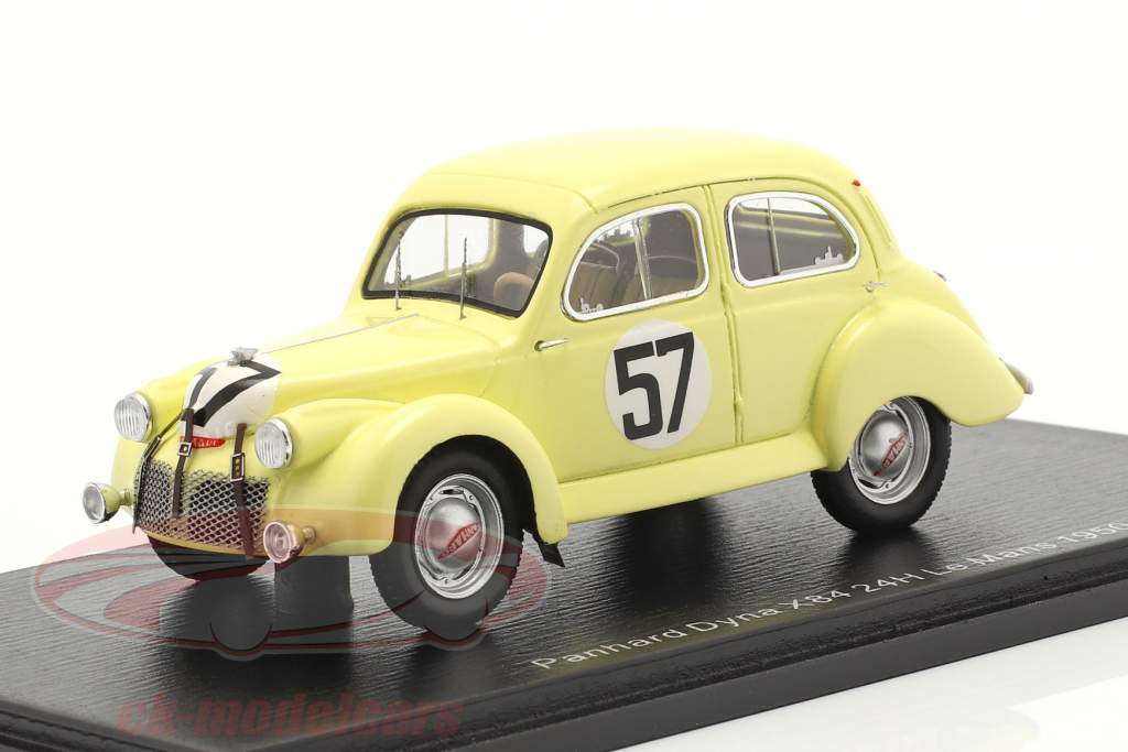 Panhard Dyna X84 #57 24h LeMans 1950 Eggen, Escale 1:43 Spark