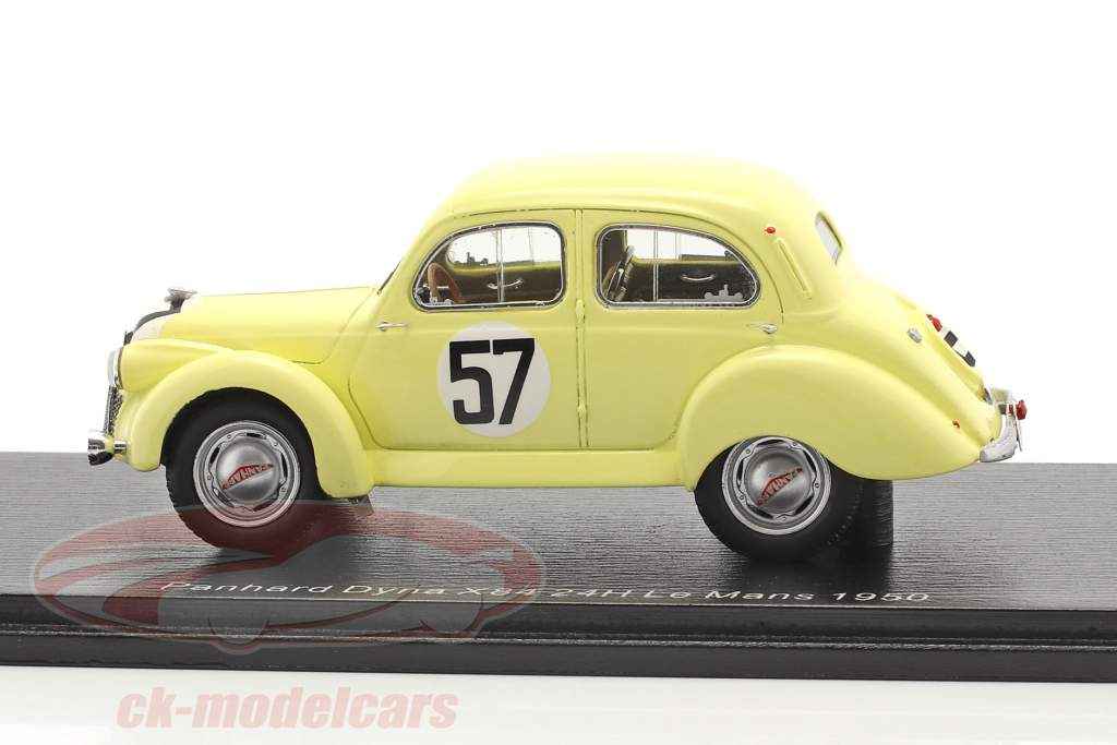 Panhard Dyna X84 #57 24h LeMans 1950 Eggen, Escale 1:43 Spark