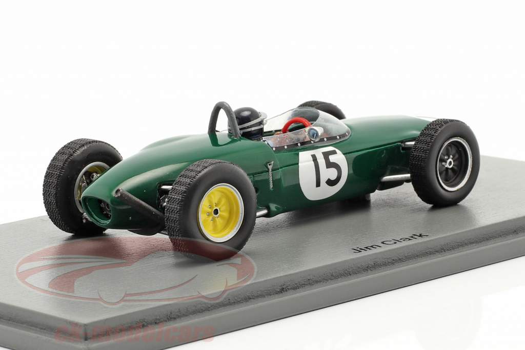 Jim Clark Lotus 21 #15 3e néerlandais GP formule 1 1961 1:43 Spark