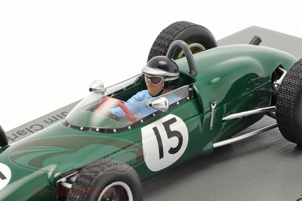 Jim Clark Lotus 21 #15 3rd Dutch GP formula 1 1961 1:43 Spark