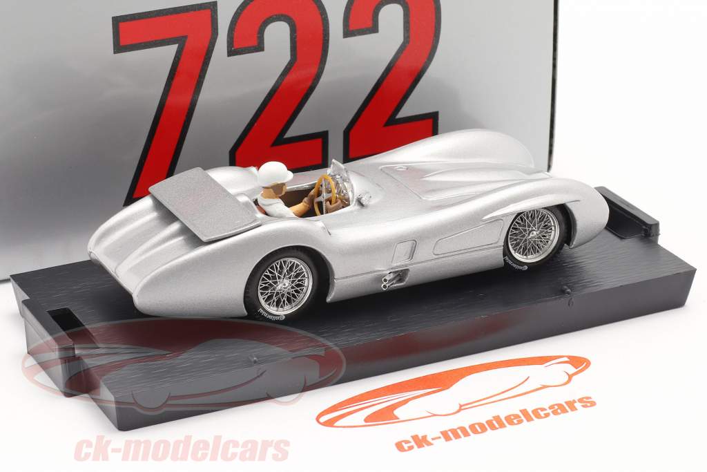 Stirling Moss Mercedes-Benz W196C Test Monza formel 1 1955 1:43 Brumm