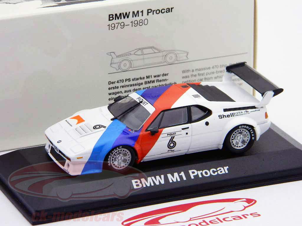 BMW M1 Procar N° 6 Nelson Piquet Procar Series 1979-1980 Minichamps 1:43