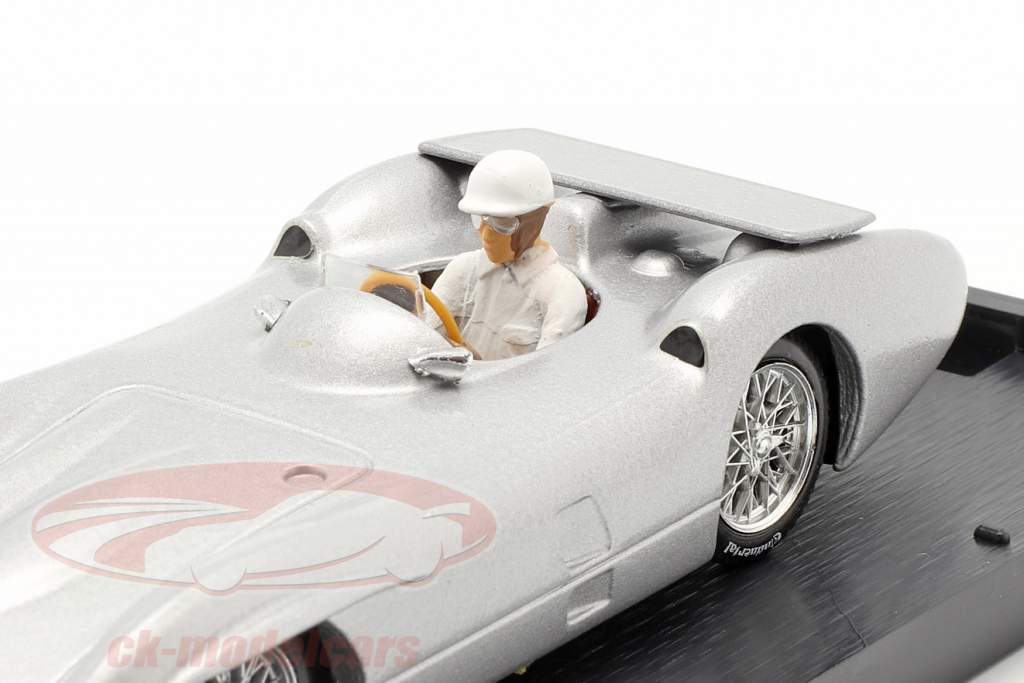 Stirling Moss Mercedes-Benz W196C Test Monza formel 1 1955 1:43 Brumm