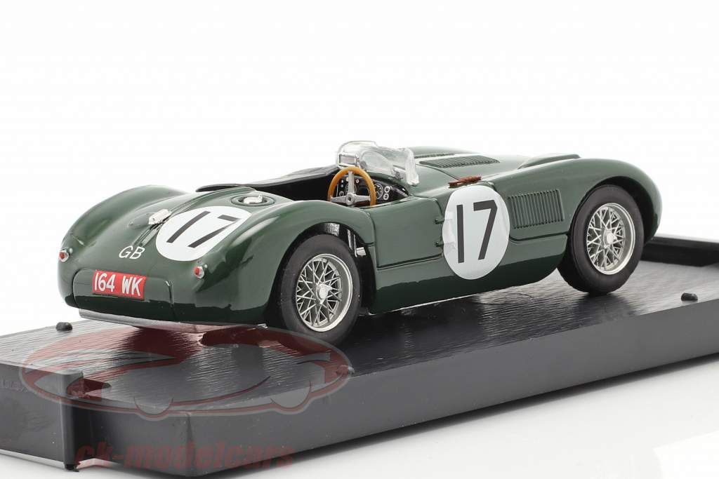 Jaguar C-Type #17 2nd 24h LeMans 1953 Moss, Walker 1:43 Brumm