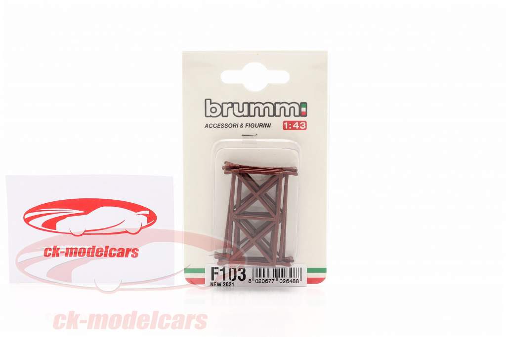 Set 道路障碍 Mille Miglia (5 片） 1:43 Brumm
