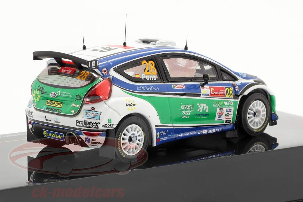 Ford Fiesta S2000 #28 X.Pons / A.Haro Winner S-WRC Mexico Rally 2010 1:43 Ixo