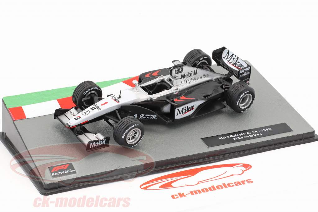Mika Häkkinen McLaren MP4/14 #1 formula 1 World Champion 1999 1:43 Altaya