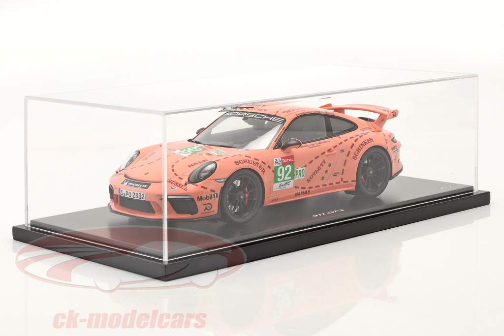 Porsche 911 (991 II) GT3 truie / Pink Pig conception Taxi Leipzig 1:18 Spark