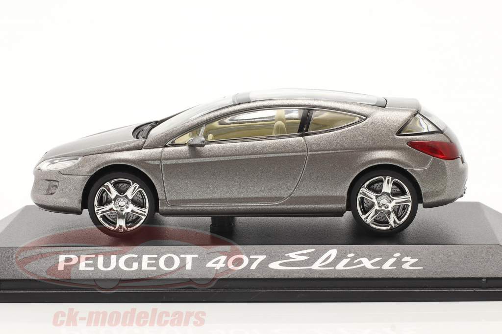 Peugeot 407 Elixir Concept Car grau metallic 1:43 Altaya