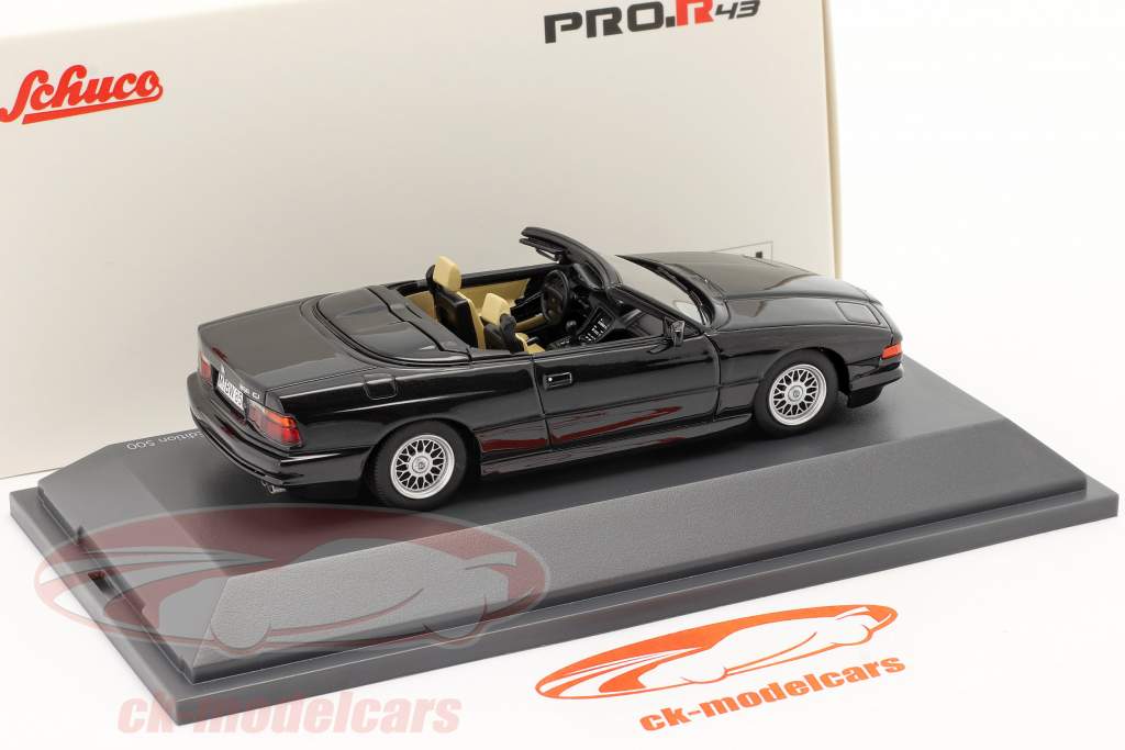 BMW 850 CI Convertibile (E31) nero 1:43 Schuco