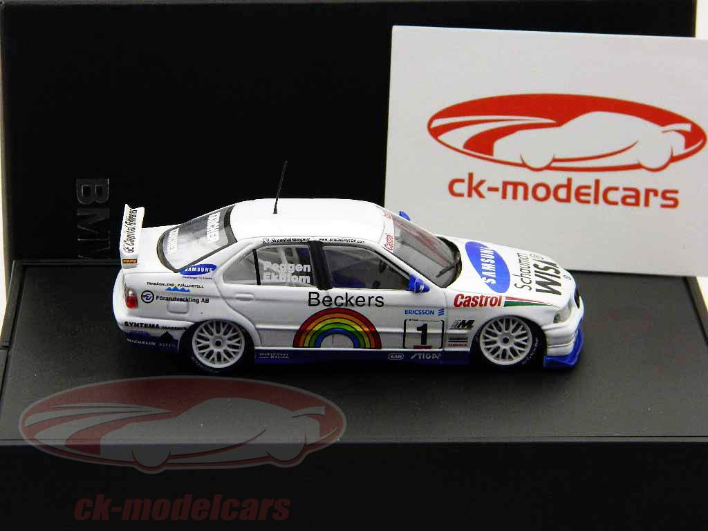 BMW 320i E36 #1 Westcoast Racing STCC 1999 Peggen / Ekblom 1:43 Minichamps