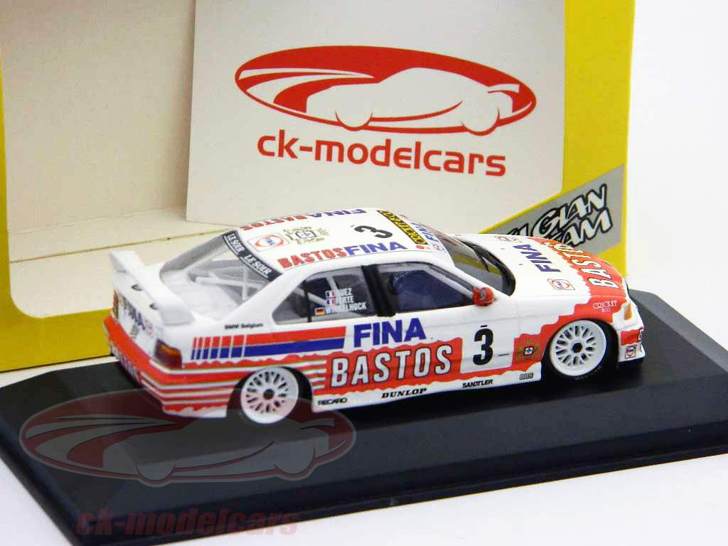 BMW 318IS #3 Fina Bastos belgiske hold 24 Spa 1994 Duez / Ferte / winkelhock 1:43 Minichamps
