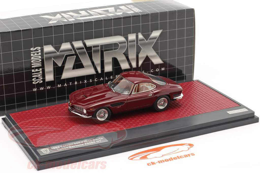 Ferrari 250 GT Berlinetta Passo Corto Lusso Bertone 1962 marrone 1:43 Matrix