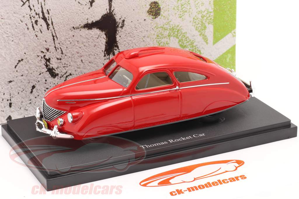 Thomas Rocket Car anno 1938 rosso 1:43 AutoCult