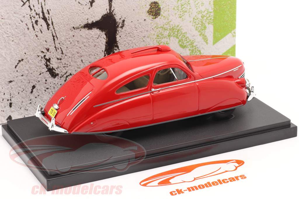 托马斯·火箭（Thomas Rocket）汽车1938年红1:43 AutoCult