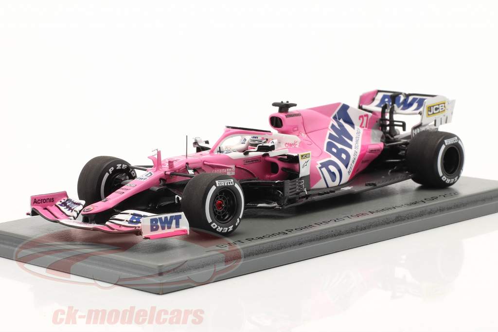 N. Hülkenberg Racing Point RP20 #27 70th Anniversary GP formule 1 2020 1:43 Spark