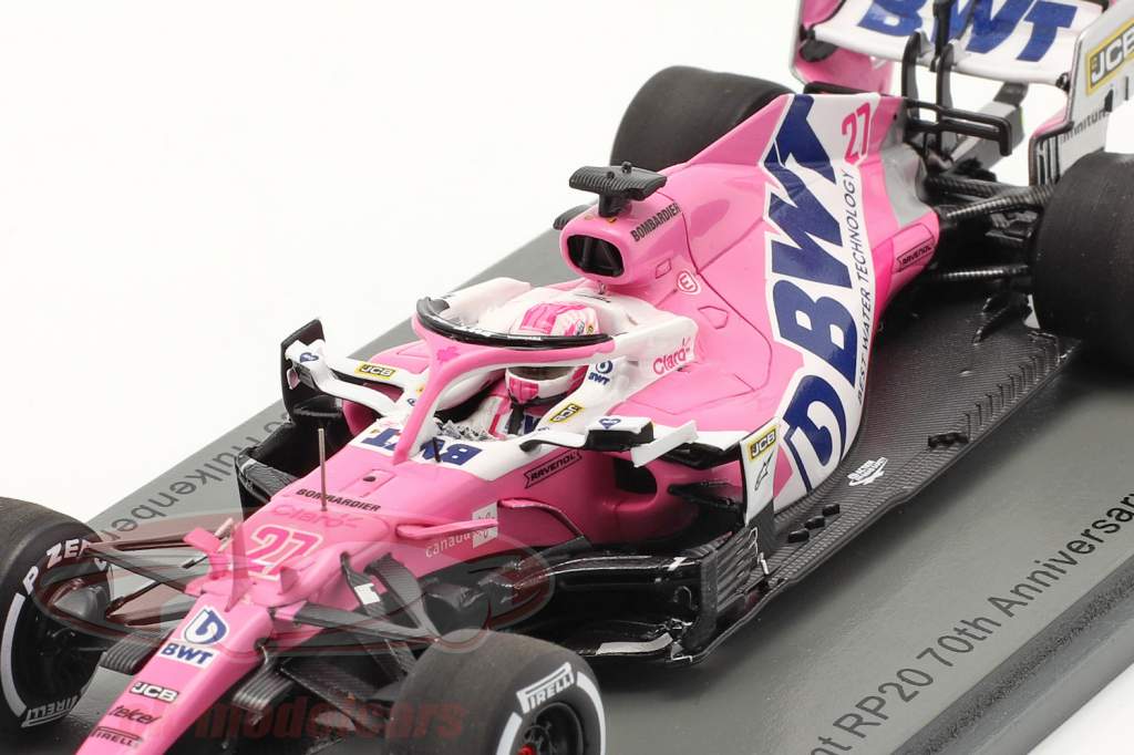 N. Hülkenberg Racing Point RP20 #27 70th Anniversary GP formule 1 2020 1:43 Spark
