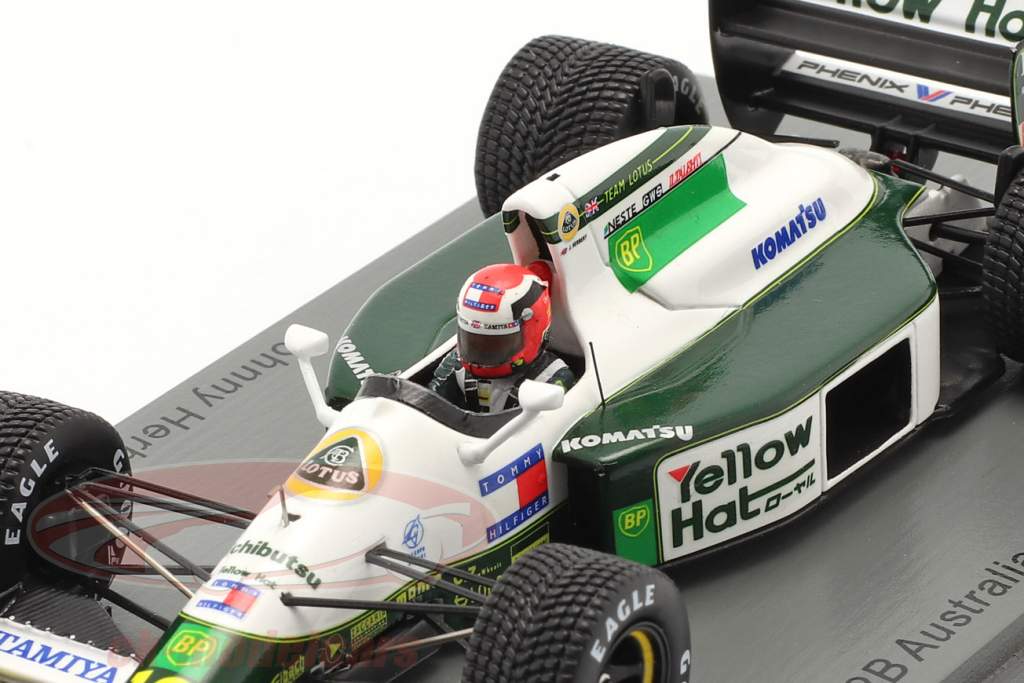 Johnny Herbert Lotus 102B #12 australsk GP formel 1 1991 1:43 Spark