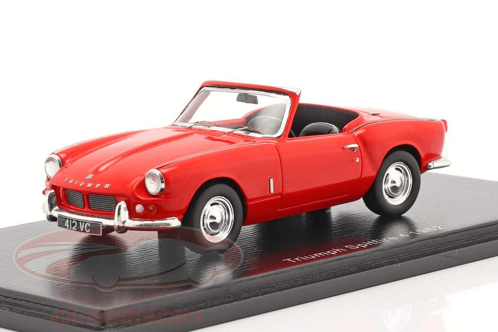 Triumph Spitfire 4 Año de construcción 1962 rojo 1:43 Spark