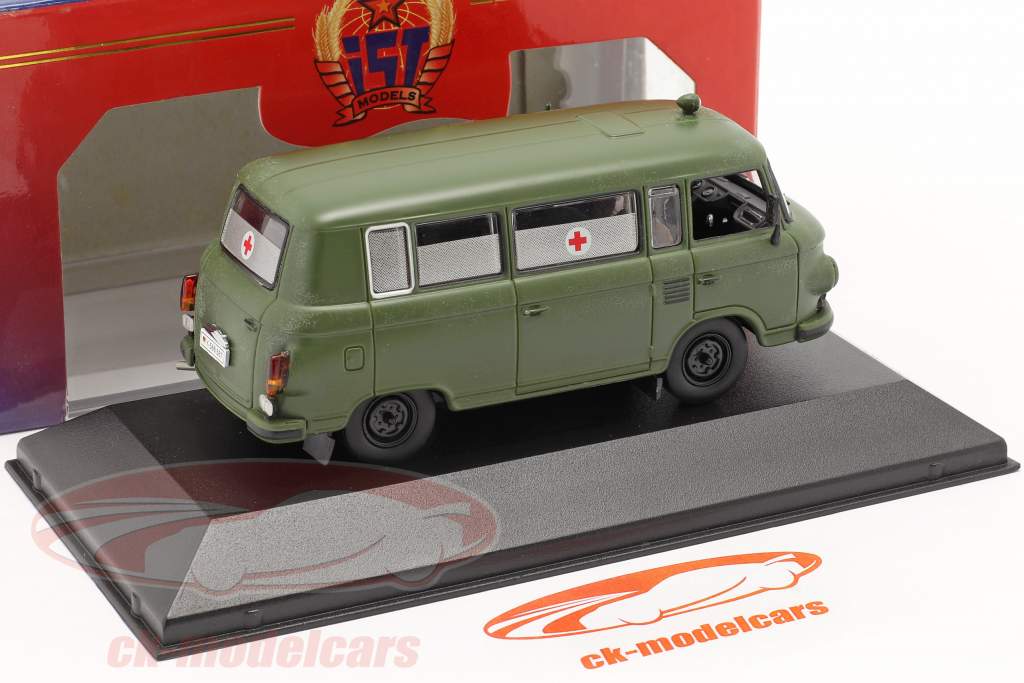 Barkas B1000 Militar ambulancia año 1964 oscuro aceituna IST-Models