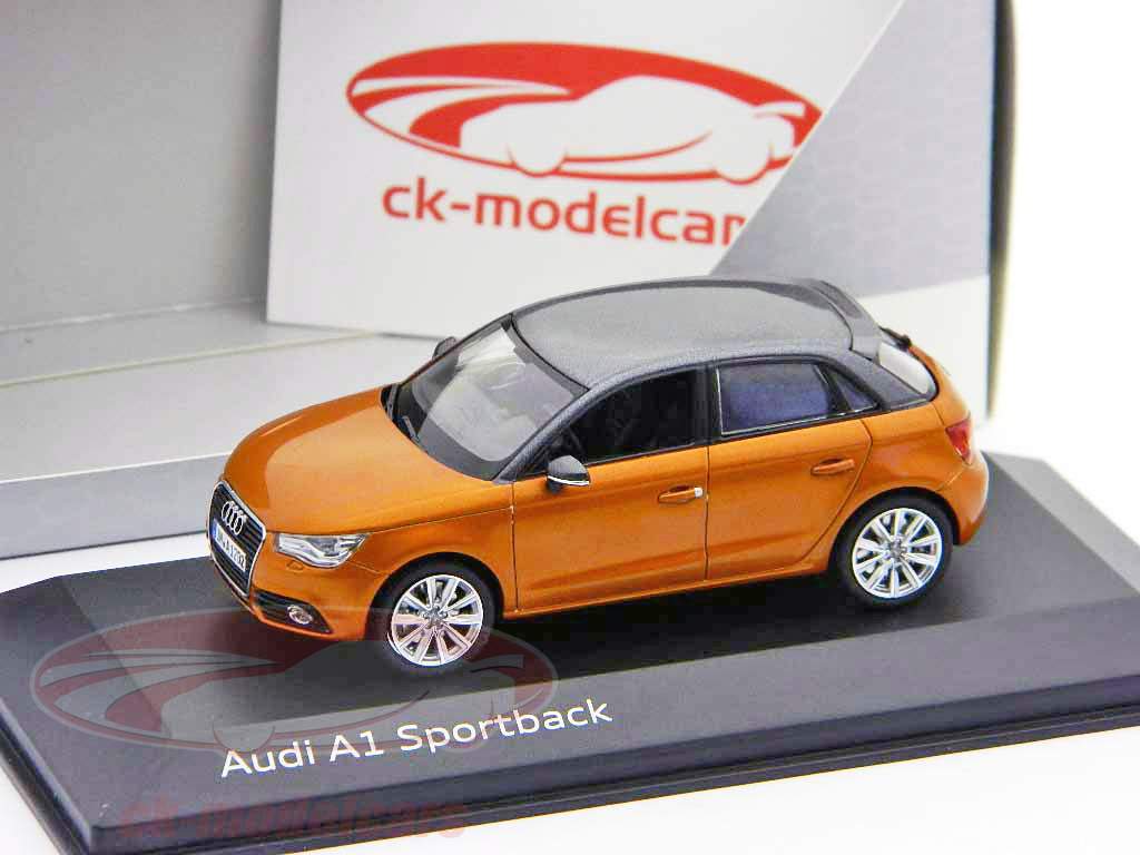Audi A1 Sportback Samoa laranja 1:43 Kyosho