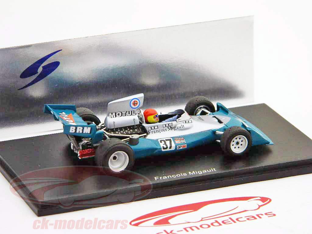 F. Migault BRM P160E #37 German GP Formel 1 1974 1:43 Spark