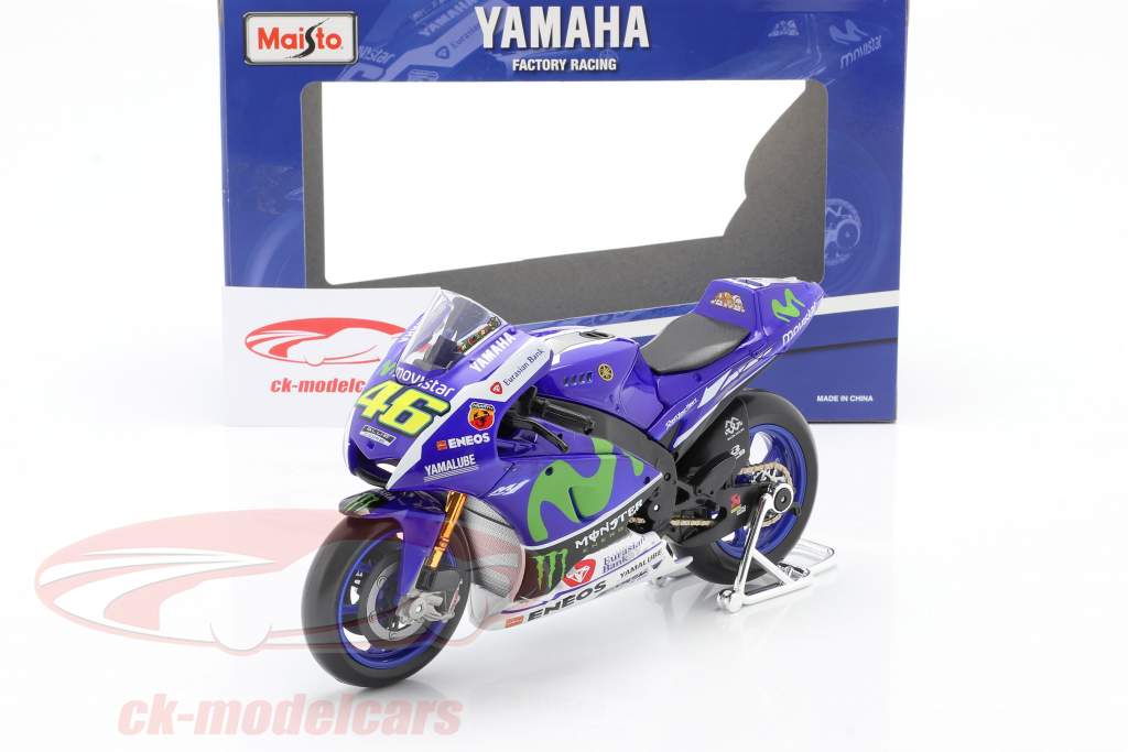 Valentino Rossi Yamaha YZR-M1 #46 MotoGP 2016 1:10 Maisto